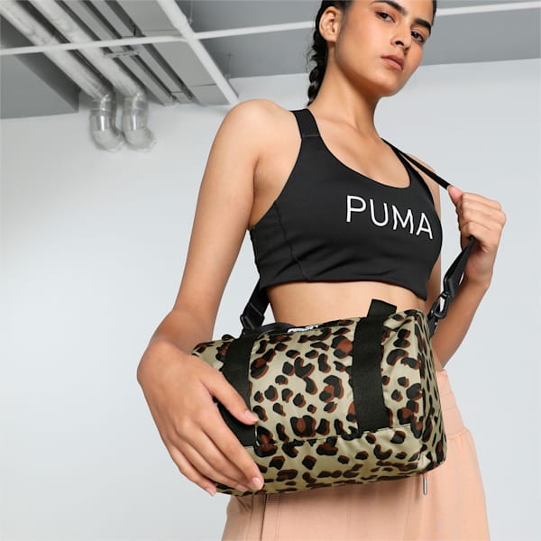 PUMA Women's Barrel Bag, PUMA Black-Animal AOP, extralarge-IND