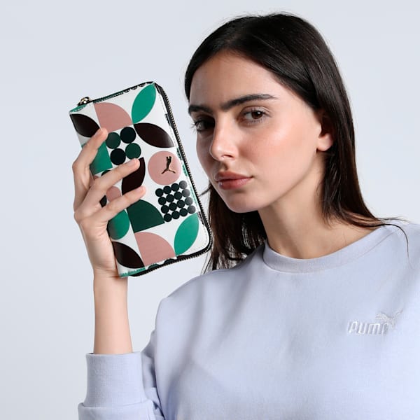 Floral Wallet, Varsity Green, extralarge-IND