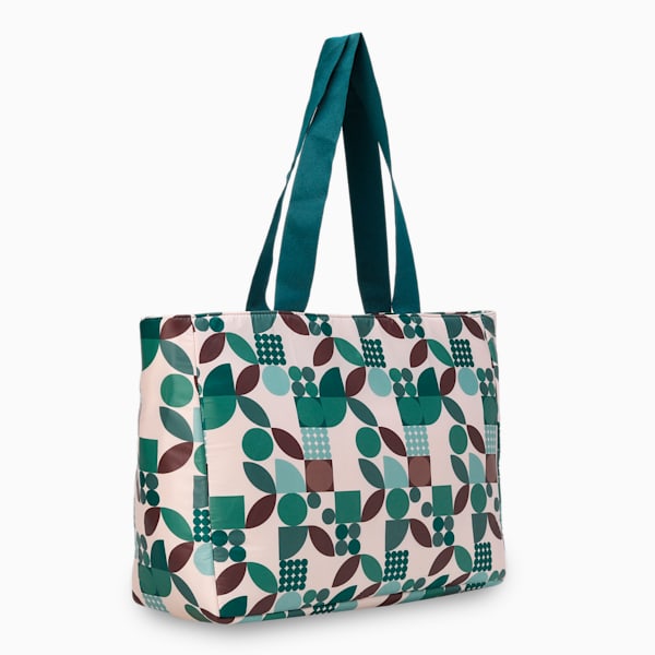 Floral Tote Bag, Varsity Green, extralarge-IND