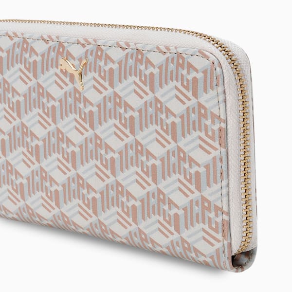 Monogram Women's Wallet, Turquoise Surf, extralarge-IND