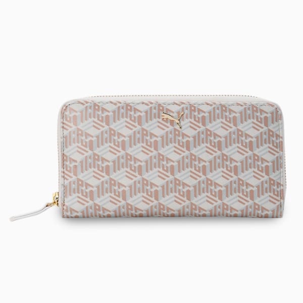 Monogram Women's Wallet, Turquoise Surf, extralarge-IND