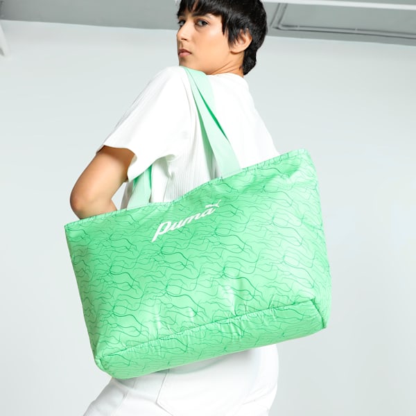 Motion Shopper Bag, Fresh Mint-AOP, extralarge-IND