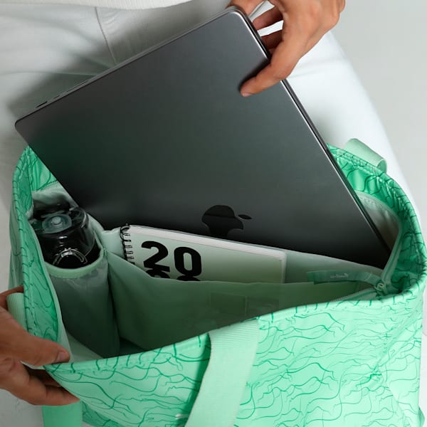Motion Shopper Bag, Fresh Mint-AOP, extralarge-IND