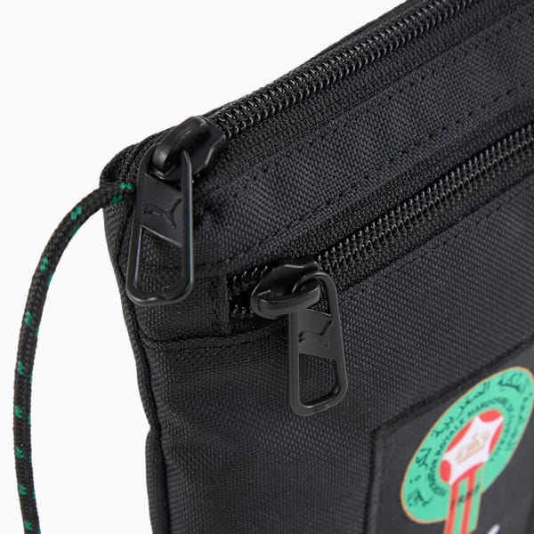 Morocco Fan 0.1L Crossbody Bag, PUMA Black-Power Green, extralarge-GBR