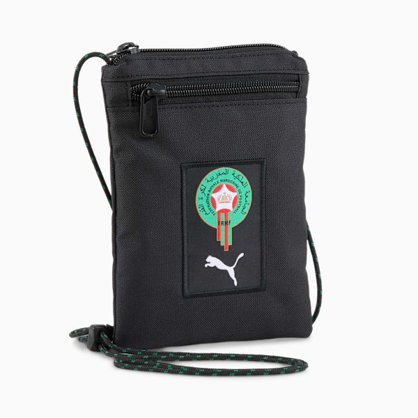 Morocco Fan 0.1L Crossbody Bag, PUMA Black-Power Green, extralarge-GBR