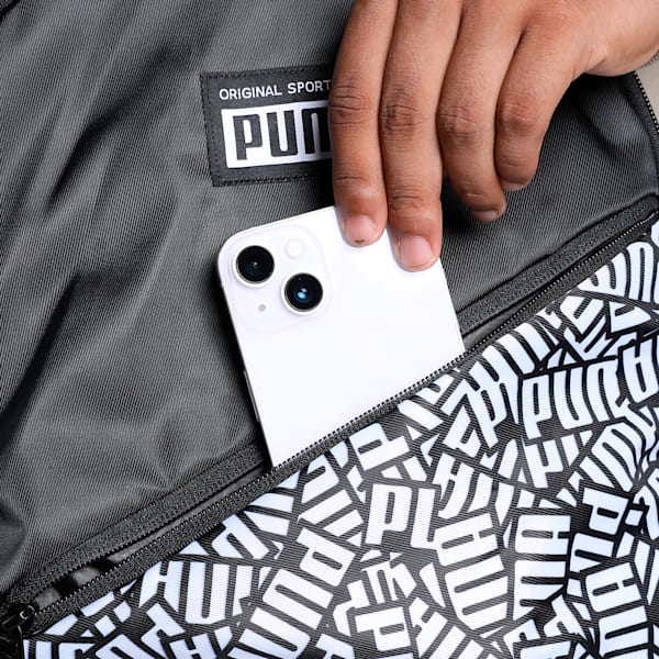 Chintz Backpack, PUMA Black-AOP, extralarge-IND