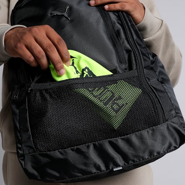 PUMA Elite Mesh Lightweight Backpack 15L, PUMA Black, extralarge-IND