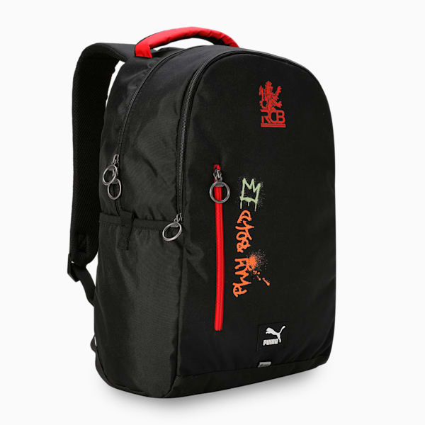 PUMA x RCB Cricket Backpack, PUMA Black, extralarge-IND