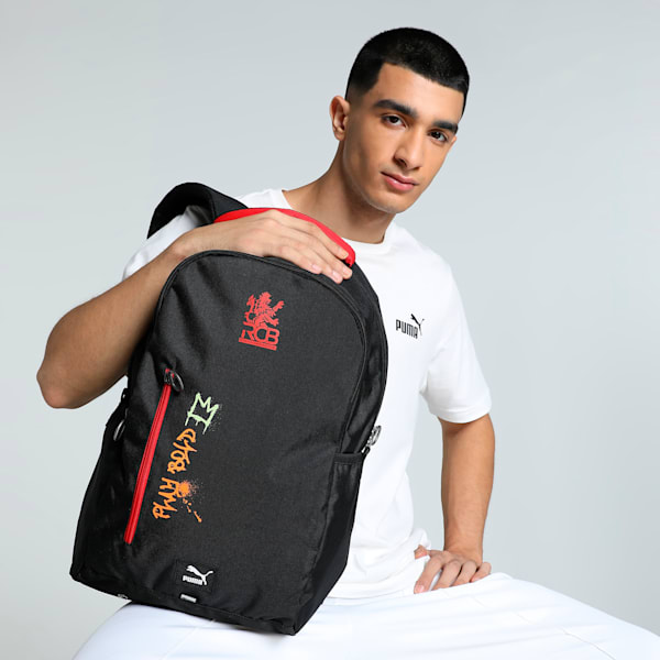 PUMA x RCB Cricket Backpack, PUMA Black, extralarge-IND