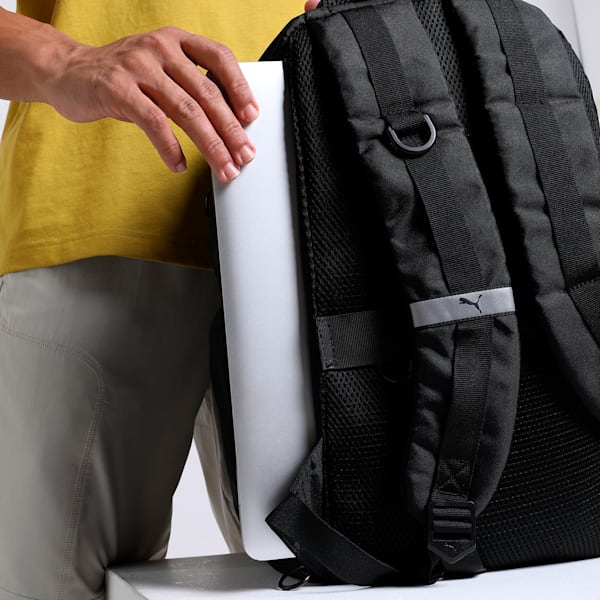 Quest Backpack, PUMA Black-Yellow Blaze-AOP, extralarge-IND