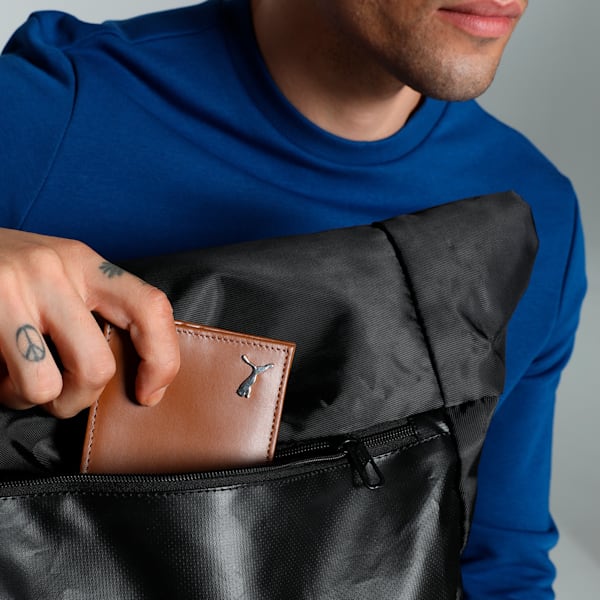 Rolltop Backpack, PUMA Black, extralarge-IND