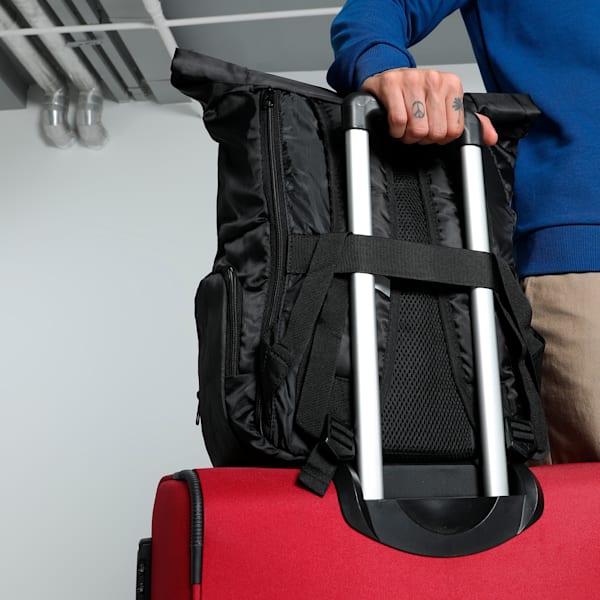 Rolltop Backpack, PUMA Black, extralarge-IND