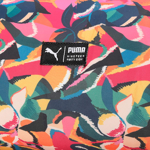 Verdure Mini Barrel Bag, Fluro Pink Pes-PUMA Navy-AOP, extralarge-IND
