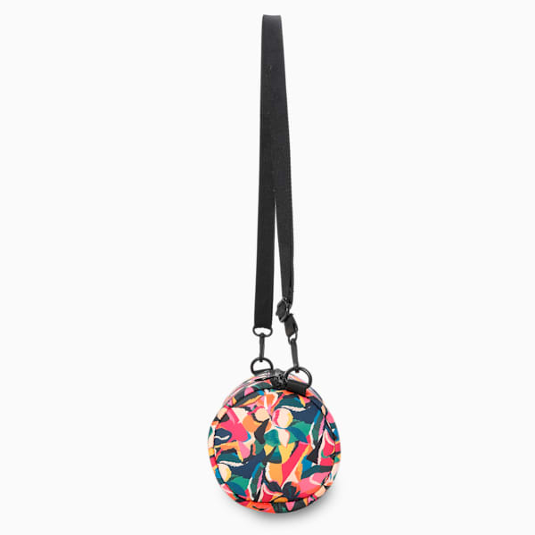 Verdure Mini Barrel Bag, Fluro Pink Pes-PUMA Navy-AOP, extralarge-IND