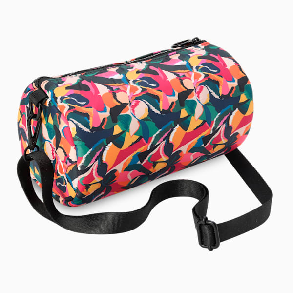 Verdure Mini Barrel Bag, Fluro Pink Pes-PUMA Navy-AOP, extralarge-IND