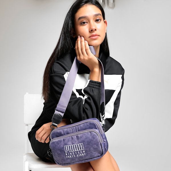 Washed Sling Bag, Pale Plum, extralarge-IND
