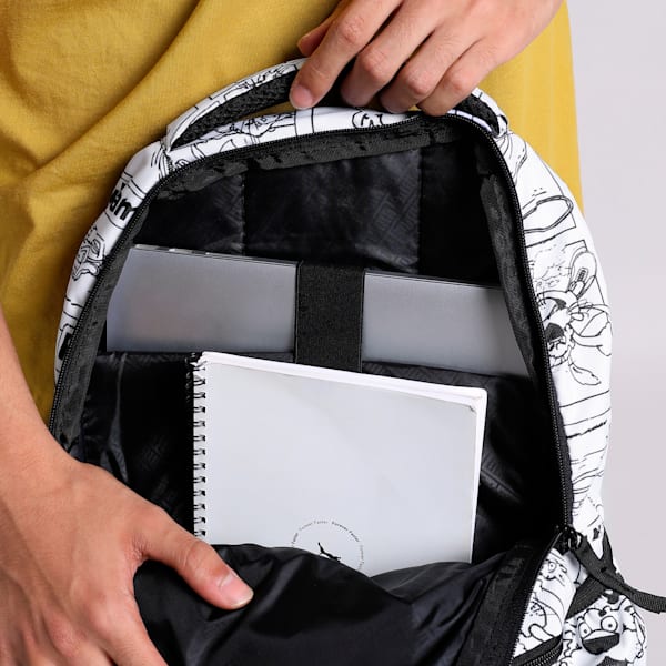 SUPER  Backpack, PUMA Black-PUMA White-AOP, extralarge-IND