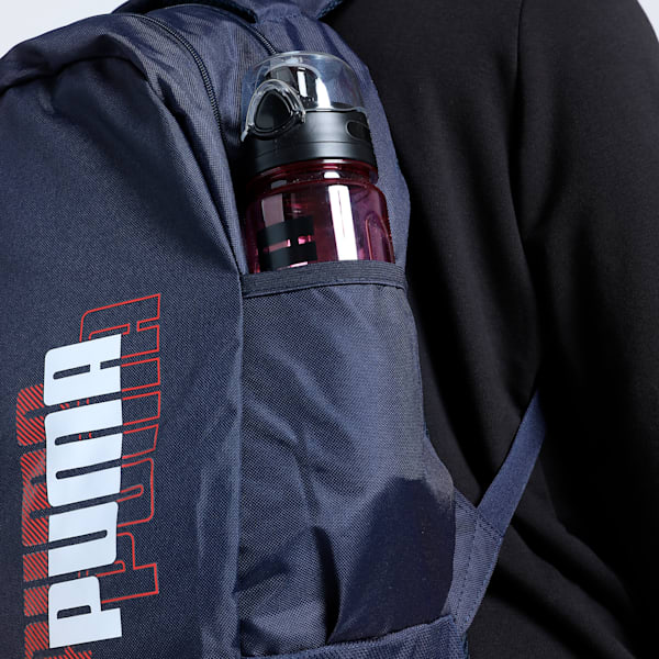 Colorblock Backpack, PUMA Navy-PUMA Red, extralarge-IND