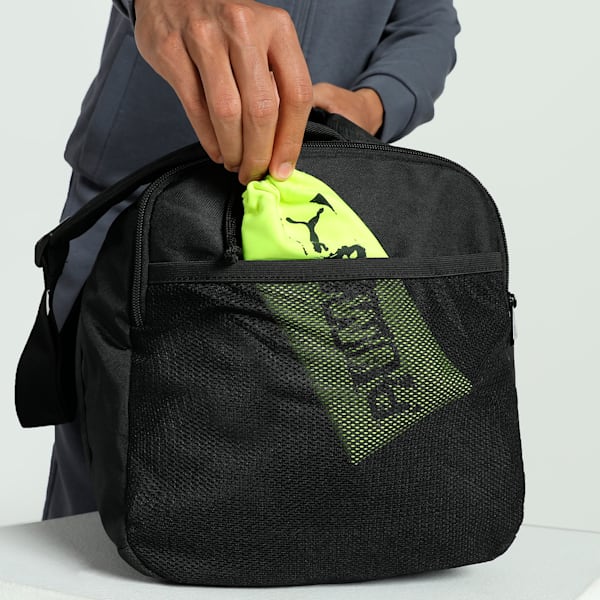 PUMA Bolt Premium Unisex Duffle Bag, PUMA Black, extralarge-IND