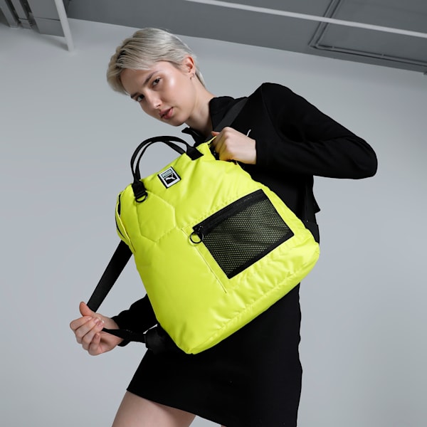 Color Splash Women's Tote Bag, Fluo Yellow-PUMA Black, extralarge-IND