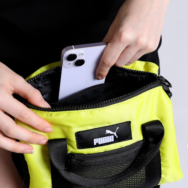 Colorpunch Women's Barrel Bag, Fluo Yellow-PUMA Black, extralarge-IND