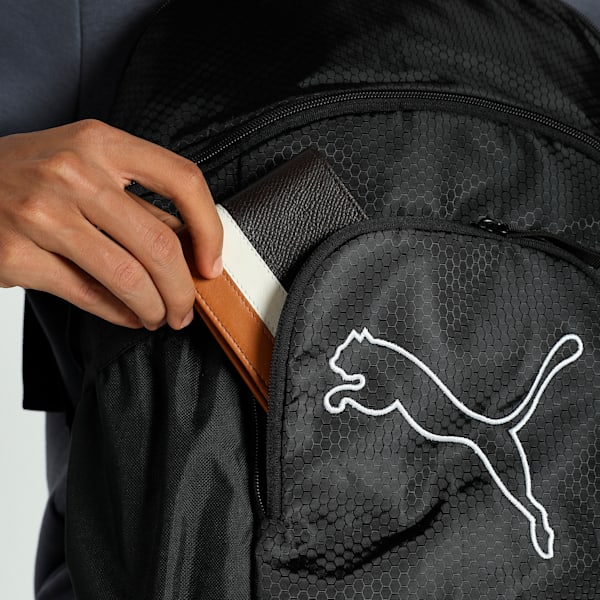 Square Backpack, PUMA Black, extralarge-IND