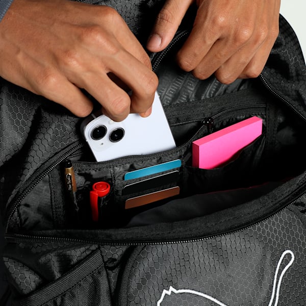 Square Backpack, PUMA Black, extralarge-IND