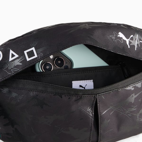 PUMA x SQUID GAME Waist Bag, PUMA Black, extralarge