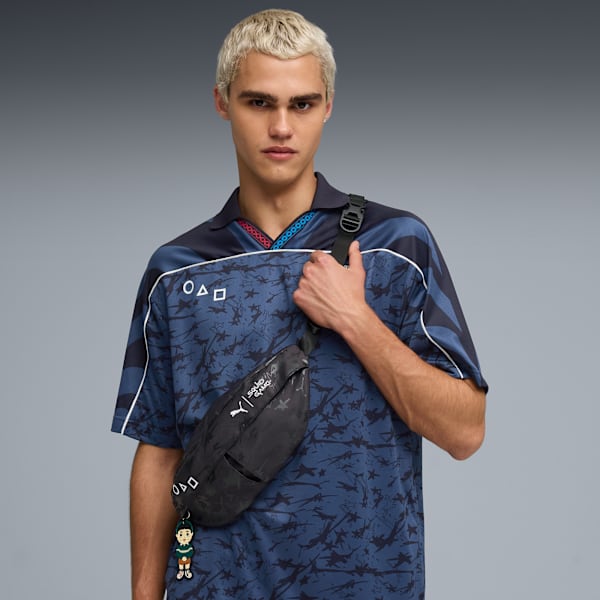 PUMA x SQUID GAME Waist Bag, PUMA Black, extralarge
