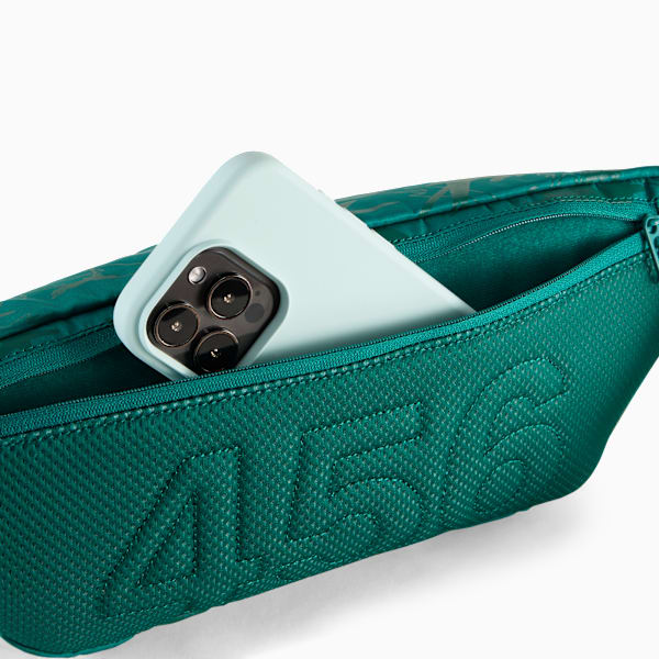 PUMA x SQUID GAME Glow-in-the-Dark Waist Bag, Wild Green, extralarge-IND