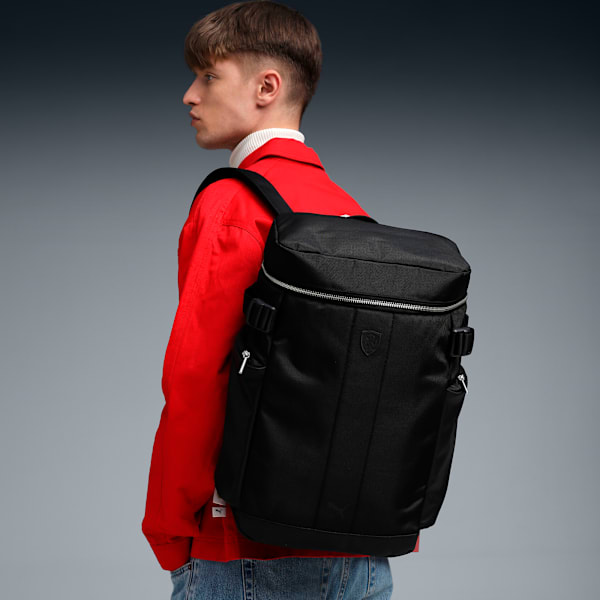 Ferrari Pro Modern Boxy Design Backpack, PUMA Black, extralarge-IND
