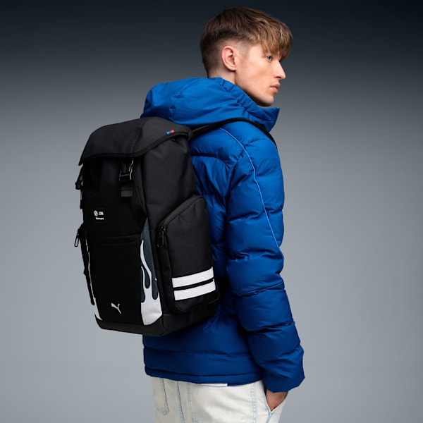 BMW MMS Lifestyle Multiple Pockets Backpack, PUMA Black, extralarge-IND