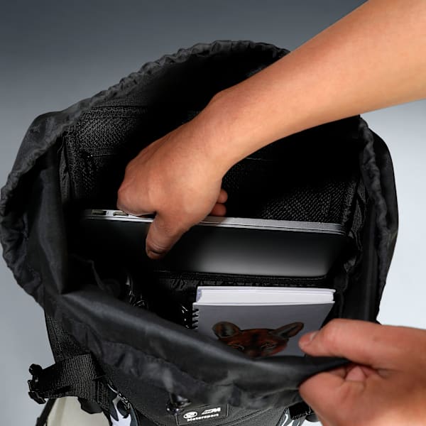 BMW MMS Lifestyle Multiple Pockets Backpack, PUMA Black, extralarge-IND
