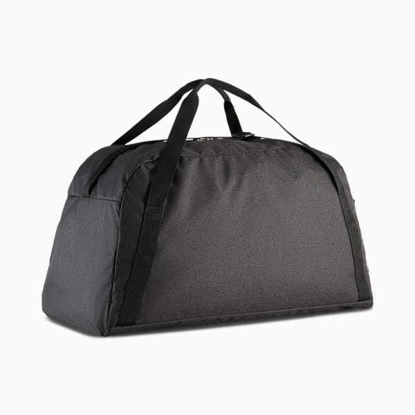 Black PUMA holdall with dual carry straps and a sturdy, structured design.