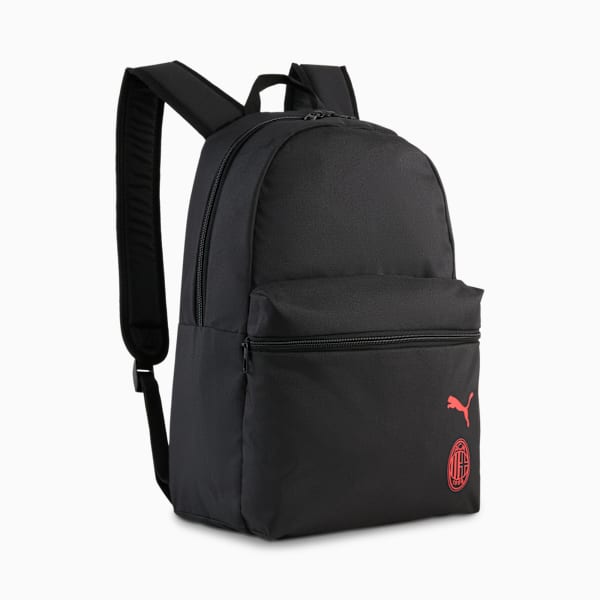 AC Milan Essentials Backpack (22L), PUMA Black-For All Time Red, extralarge-GBR