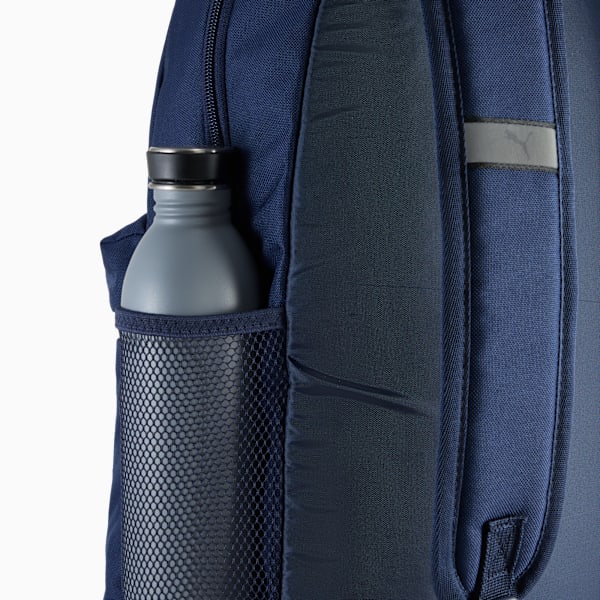 Manchester City Essentials Backpack (22L), PUMA Navy-Team Light Blue, extralarge