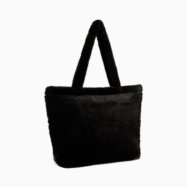 UP faux fur 17L Shopper Youth, PUMA Black, extralarge-GBR