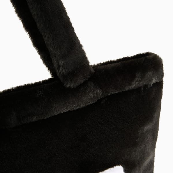 UP Faux Fur Shopper Youth, PUMA Black, extralarge