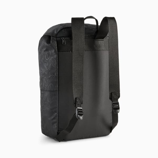 POP 12.5L Small Backpack, PUMA Black-Script AOP, extralarge