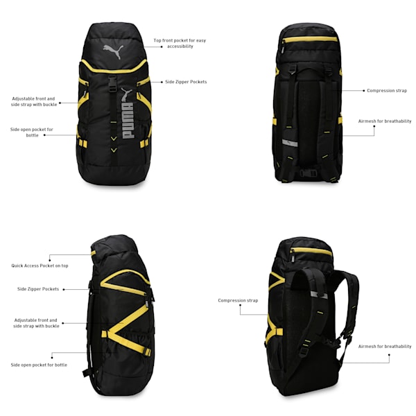 Trailblazer Rucksack, PUMA Black-Yellow Blaze, extralarge-IND