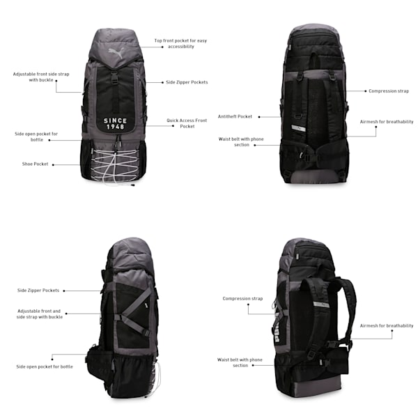 Summit Sack Rucksack, PUMA Black-PUMA Black, extralarge-IND