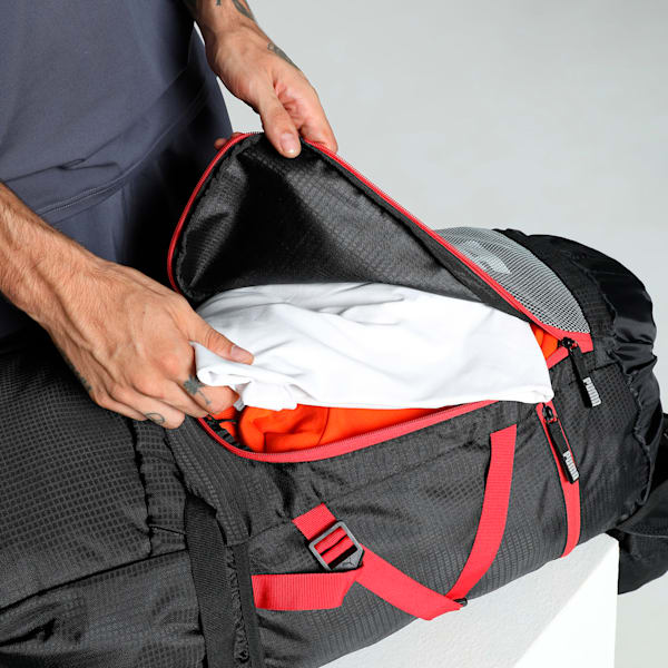 Trailtrekker Rucksack, PUMA Black-For All Time Red, extralarge-IND