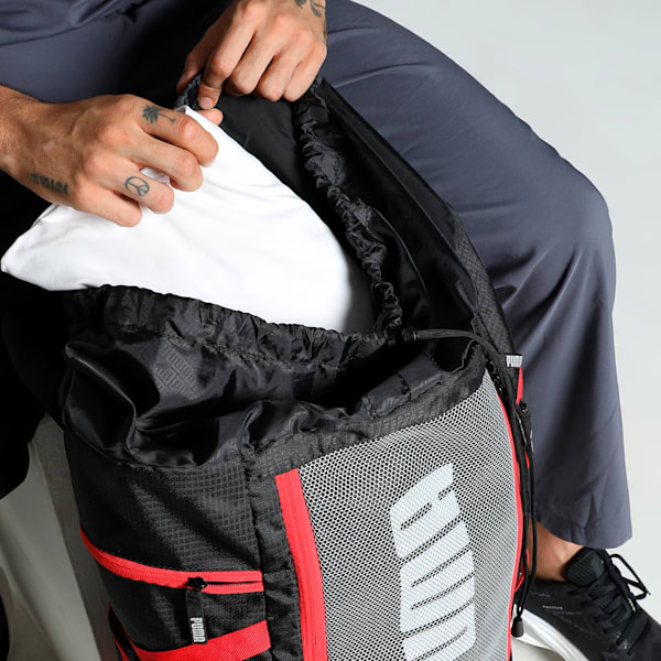 Trailtrekker Rucksack, PUMA Black-For All Time Red, extralarge-IND