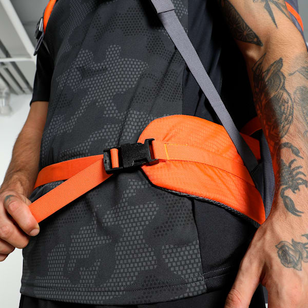 Trailtrekker Rucksack, Flat Mid Gray-Rickie Orange-colorblock, extralarge-IND