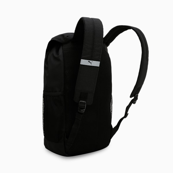 PHASE Trend-Led Design Hooded Backpack, PUMA Black, extralarge-IND