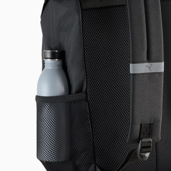 PHASE Trend-Led Design Hooded Backpack, PUMA Black, extralarge-IND