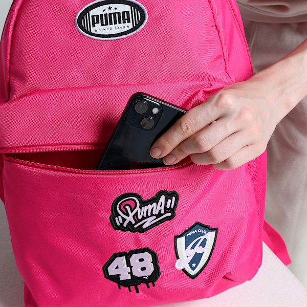 Patch Backpack, PUMA Pink, extralarge-IND