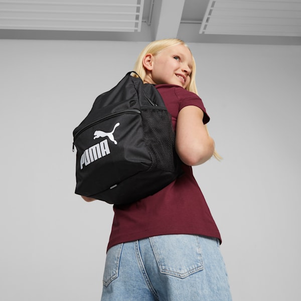 PUMA Phase Kid's Small Backpack, PUMA Black, extralarge-IND