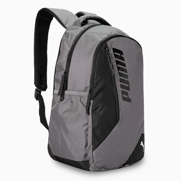 Colorblock Backpack, Cool Dark Gray, extralarge-IND
