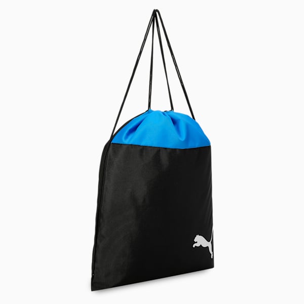 teamGOAL 23 Gym Sack, Electric Blue Lemonade-Puma Black, extralarge-IND
